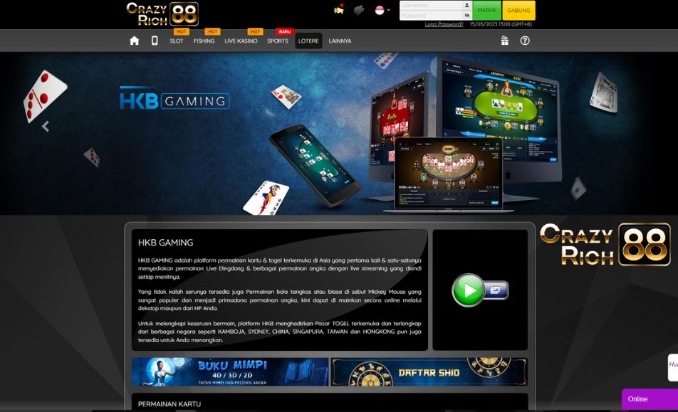 Agen Resmi Bandar Togel Cr88 Crazyrich88